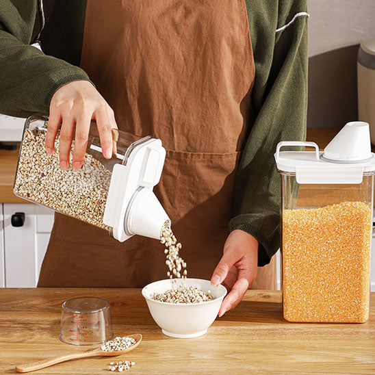 Boite hermétique alimentaire avec tasse à mesurer