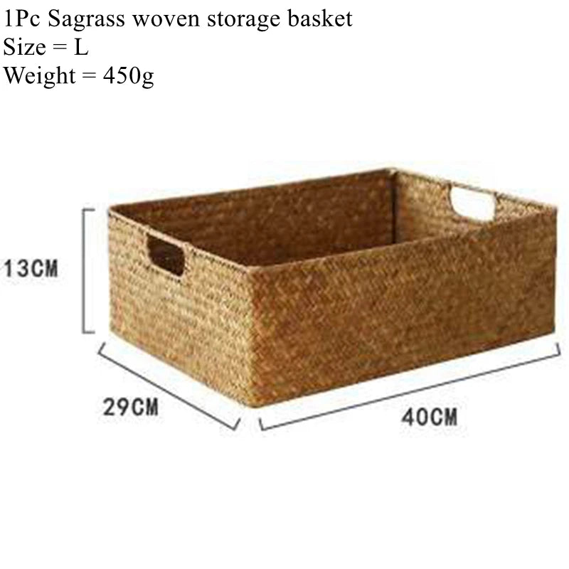 panier en osier naturel Taille L
