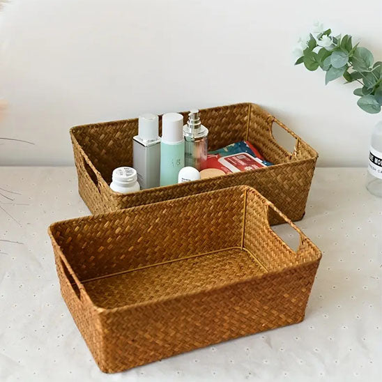 panier osier salle de bain