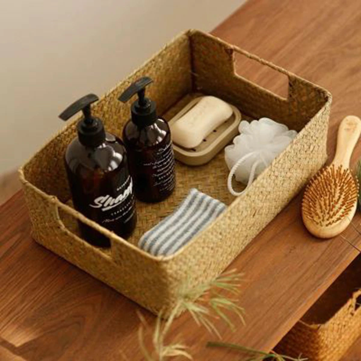 panier osier salle de bain