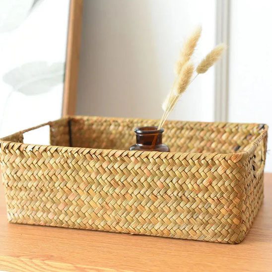panier osier support plante
