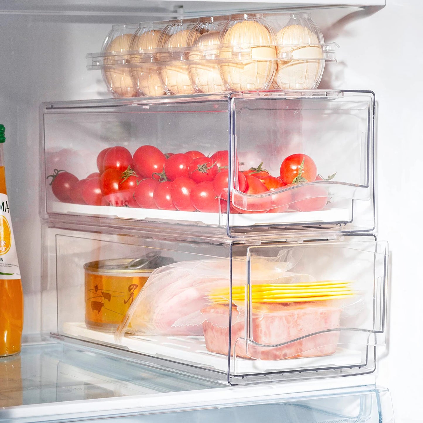 Boite-de-rangement-pour-frigo-transparente