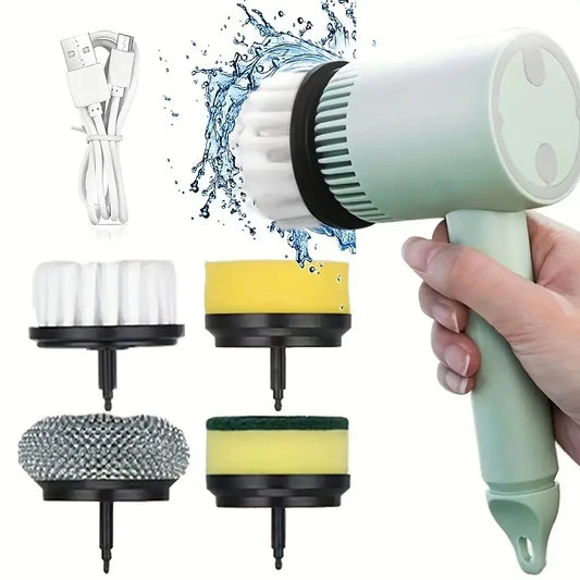 Brosse-de-nettoyage-électrique-4-en-1