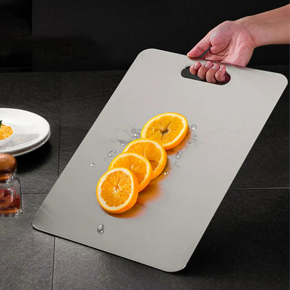 Planche à découper en acier inoxydable
