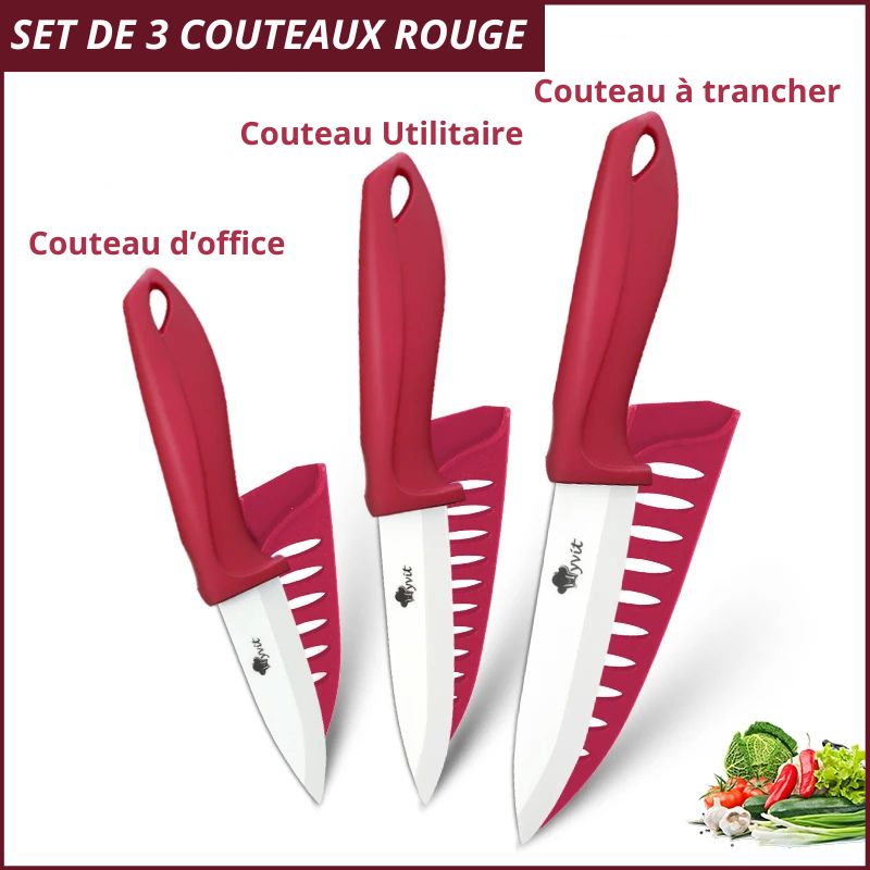 Set-de-3-Couteaux-en-céramique-rouge