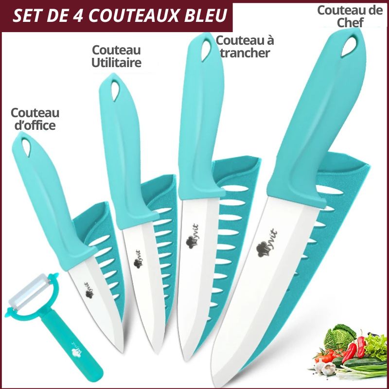 Set-de-4-Couteaux-en-céramique-bleu