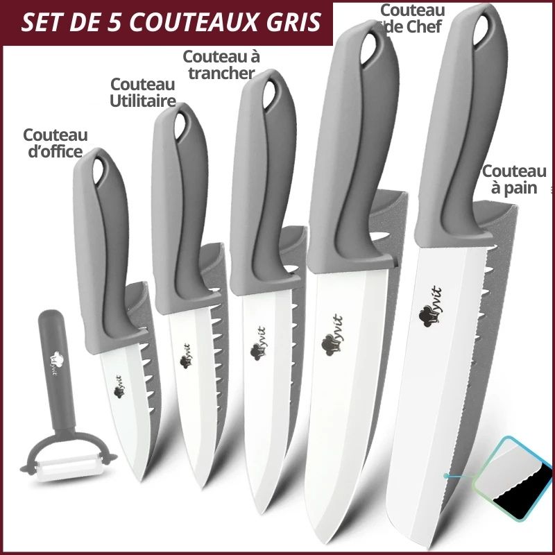 Set-de-5-Couteaux-en-céramique-gris