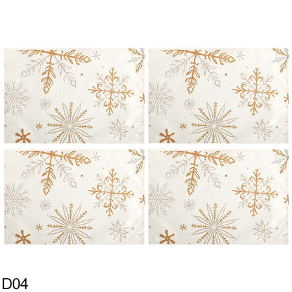 Napperons-de-table -de-noël-décoratif