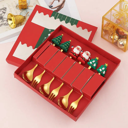 Ensemble-de-cuillères-de-Noël-réutilisable