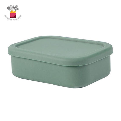 HealthyBox™ Boîte à déjeuner en Silicone avec couvercle | Cuisine - Couleur Vert