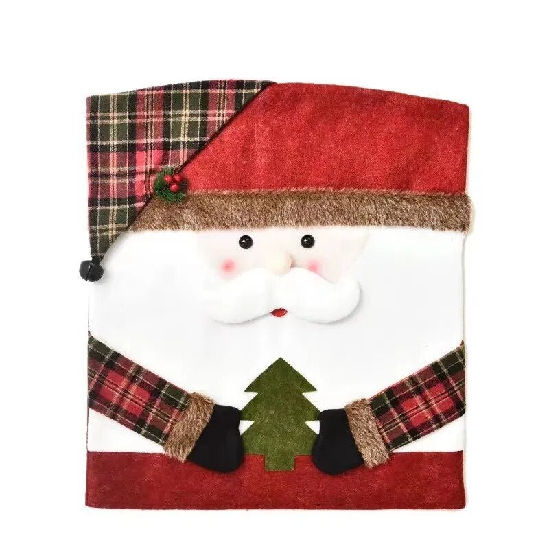 Housses-de-chaise-de-salle-à-manger-de-Noël-père-noël