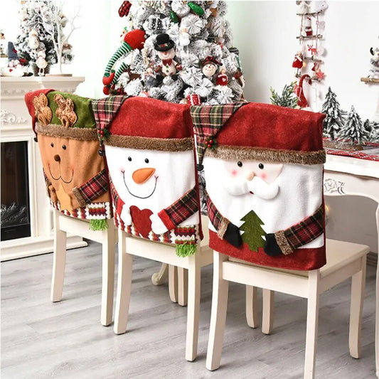 Housses de chaise de salle à manger de Noël