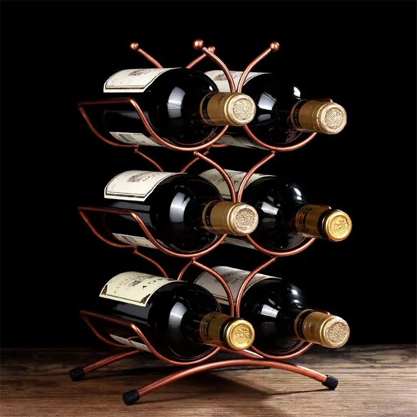 support éclectique de vin