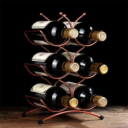 support éclectique de vin